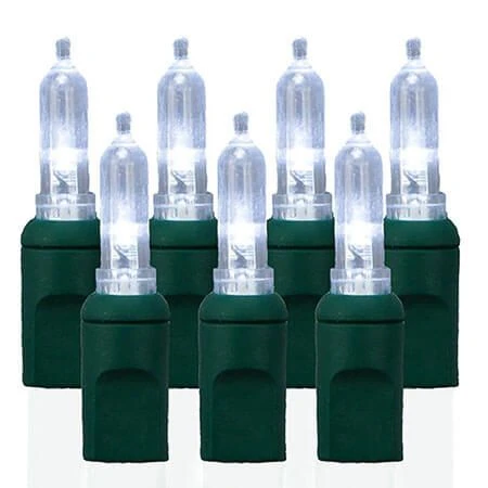 70 Light T5 Smooth Pure White LED Christmas Lights 3 70 Light T5 Smooth Pure White LED Christmas Lights
