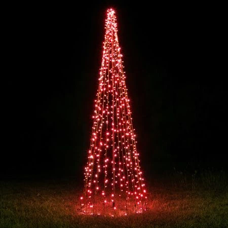 12' Standard Tree Of Lights - Red 3 12' Standard Tree Of Lights - Red