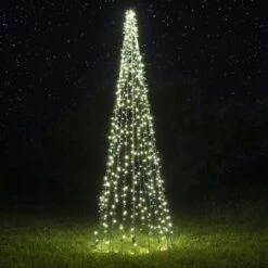 12' Standard Tree Of Lights - Warm White -Christmas Designers tol r12 ww stars