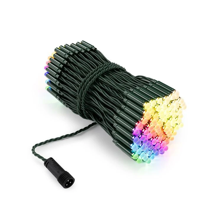 Twinkly Pro - RGBW Capsule - 250 Lights - 4" Spacing - Green Wire - Single Line 3 Twinkly Pro - RGBW Capsule - 250 Lights - 4" Spacing - Green Wire - Single Line