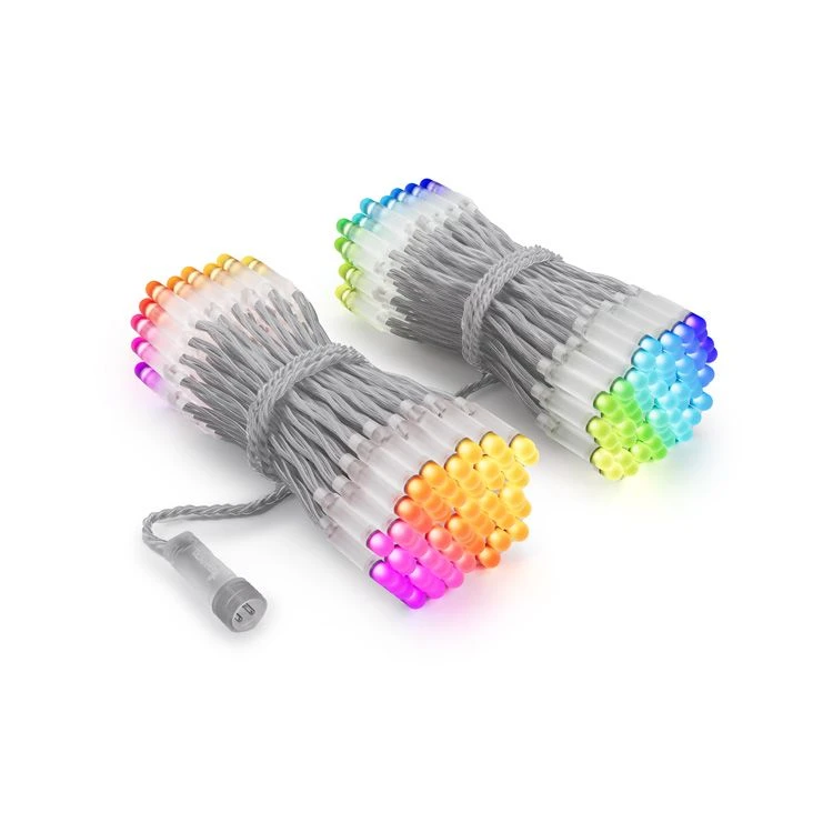 Twinkly Pro - RGB Capsule - 250 Lights - 4" Spacing - Transparent Wire - Dual Line 3 Twinkly Pro - RGB Capsule - 250 Lights - 4" Spacing - Transparent Wire - Dual Line