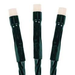 Twinkly RGBW - 400L, 3" Sp, Wifi - Green Wire -Christmas Designers twinkly home bulbs close up green wire 3