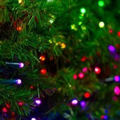 9' X14" Deluxe Oregon Fir Garland, Lit With Twinkly Pro RGBW 12 9' X14" Deluxe Oregon Fir Garland, Lit With Twinkly Pro RGBW -Christmas Designers twinkly wreath zoom crop