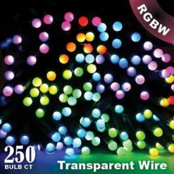 Twinkly Pro - RGBW Capsule - 250 Lights - 4" Spacing - Transparent Wire - Dual Line 10 Twinkly Pro - RGBW Capsule - 250 Lights - 4" Spacing - Transparent Wire - Dual Line -Christmas Designers twinkly web 2020 13510 1