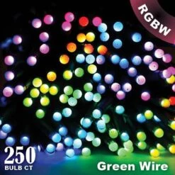 Twinkly Pro - RGBW Capsule - 250 Lights - 4" Spacing - Green Wire - Single Line 10 Twinkly Pro - RGBW Capsule - 250 Lights - 4" Spacing - Green Wire - Single Line -Christmas Designers twinkly web 2020 1359