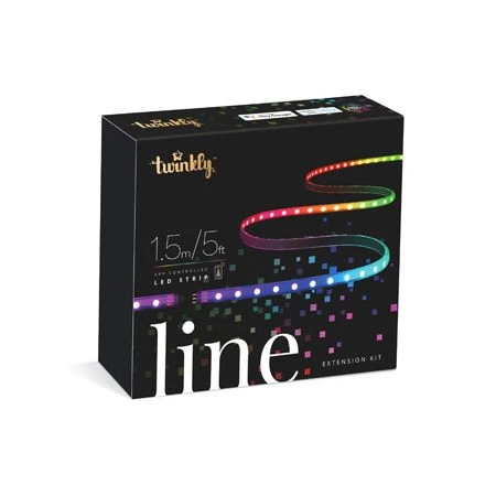 Twinkly, RGB Light Line, 5', 100L, Black Cord, Extension Kit 4 Twinkly, RGB Light Line, 5', 100L, Black Cord, Extension Kit - Image 2