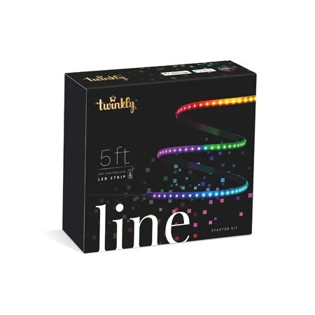 Twinkly RGB, Light Line, 5', Black Cord, Wifi, Starter Kit 4 Twinkly RGB, Light Line, 5', Black Cord, Wifi, Starter Kit - Image 2