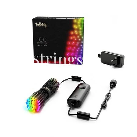 Twinkly RGB - 100L, 3" Sp, Wifi - Green Wire 3 Twinkly RGB - 100L, 3" Sp, Wifi - Green Wire