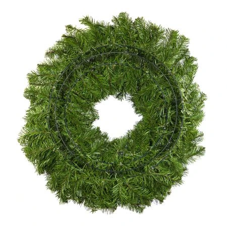 30" Lit Warm White Deluxe Oregon Fir Wreath - Bow Option Available 7 30" Lit Warm White Deluxe Oregon Fir Wreath - Bow Option Available - Image 5