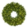 30" Lit Warm White Deluxe Oregon Fir Wreath - Bow Option Available 1 30" Lit Warm White Deluxe Oregon Fir Wreath - Bow Option Available -Christmas Designers w 30 dofl ww 1