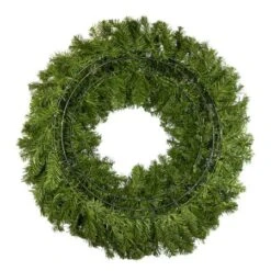 36" Lit Multicolor Deluxe Oregon Fir Wreath - Bow Option Available -Christmas Designers w 36 dof back 1 1 1 1 1