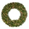 48" Lit Red Deluxe Oregon Fir Wreath - Bow Option Available 1 48" Lit Red Deluxe Oregon Fir Wreath - Bow Option Available -Christmas Designers w 48 dofl 6 r