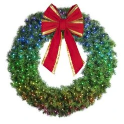 60" Twinkly Pro RGBW Deluxe Oregon Fir Wreath - Bow Option Available 9 60" Twinkly Pro RGBW Deluxe Oregon Fir Wreath - Bow Option Available -Christmas Designers w 48 dofl 6 twkprgbw b vb 18 rgt 2