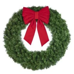 48" Unlit Deluxe Oregon Fir Wreath - Bow Option Available 12 48" Unlit Deluxe Oregon Fir Wreath - Bow Option Available -Christmas Designers w 48 dofu 6 b vb 18 r