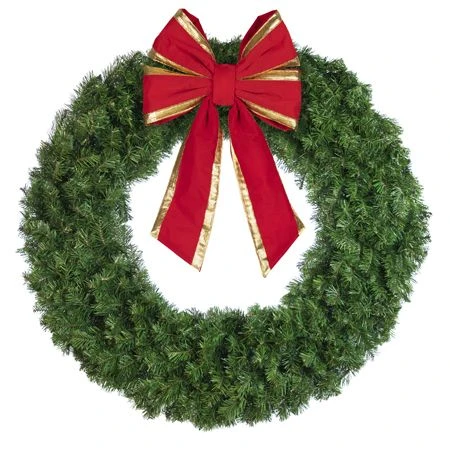 48" Unlit Deluxe Oregon Fir Wreath - Bow Option Available 5 48" Unlit Deluxe Oregon Fir Wreath - Bow Option Available - Image 3