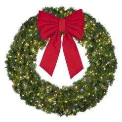 60" Lit Multi Deluxe Oregon Fir Wreath - Bow Option Available 9 60" Lit Multi Deluxe Oregon Fir Wreath - Bow Option Available -Christmas Designers w 60 dofl 6 m b vb 24 r