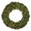 60" Lit Red Deluxe Oregon Fir Wreath - Bow Option Available 1 60" Lit Red Deluxe Oregon Fir Wreath - Bow Option Available -Christmas Designers w 60 dofl 6 r