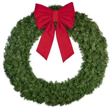 72" Unlit Deluxe Oregon Fir Wreath - Bow Option Available 6 72" Unlit Deluxe Oregon Fir Wreath - Bow Option Available - Image 4