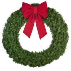96" Unlit Deluxe Oregon Fir Wreath - Bow Option Available 7 96" Unlit Deluxe Oregon Fir Wreath - Bow Option Available -Christmas Designers w 72 dofu 6 b vb 24 r 1