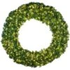 96" Lit Warm White Deluxe Oregon Fir Wreath - Bow Option Available 1 96" Lit Warm White Deluxe Oregon Fir Wreath - Bow Option Available -Christmas Designers w 84 dofl 6 ww 1