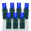 70 Light Blue 5 Mm Wide Angle Conical LED Christmas Lights -Christmas Designers wac b 1