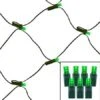 100 Light Green 5 Mm Wide Angle Conical LED Net Lights -Christmas Designers wacnl g