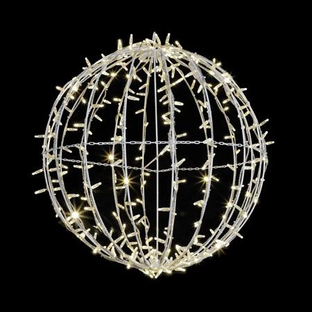 40" Foldable Sphere - LED - Warm White - Commercial Grade 3 40" Foldable Sphere - LED - Warm White - Commercial Grade