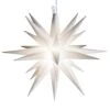 14" Moravian Star, White -Christmas Designers white moravian star tree topper