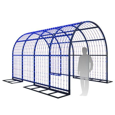 36' Walk Through Tunnel - LED - Blue 3 36' Walk Through Tunnel - LED - Blue