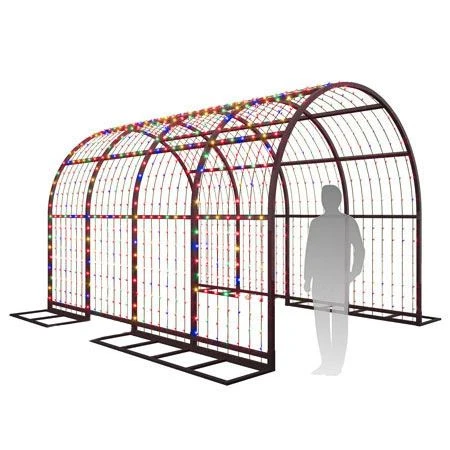 4' Walk Through Tunnel - LED - Multi 3 4' Walk Through Tunnel - LED - Multi