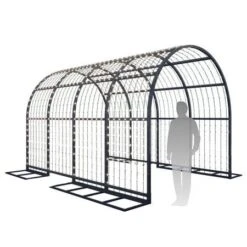 Christmas Designers 3 12' Walk Through Tunnel - LED - Pure White