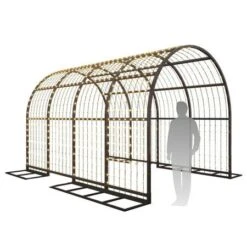 Christmas Designers 15 12' Walk Through Tunnel - LED - Warm White