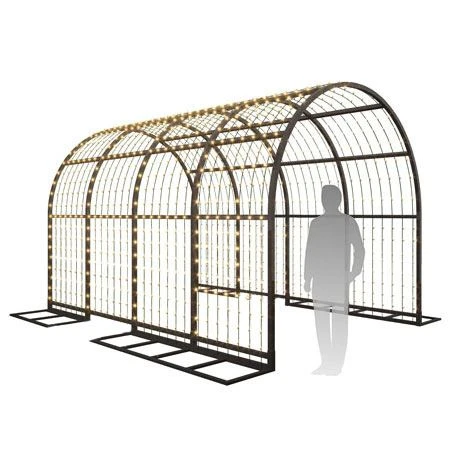 12' Walk Through Tunnel - LED - Warm White 3 12' Walk Through Tunnel - LED - Warm White